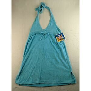 Girls Angel Beach Terry Cloth Dress Size XL Teal Blue W/Tags